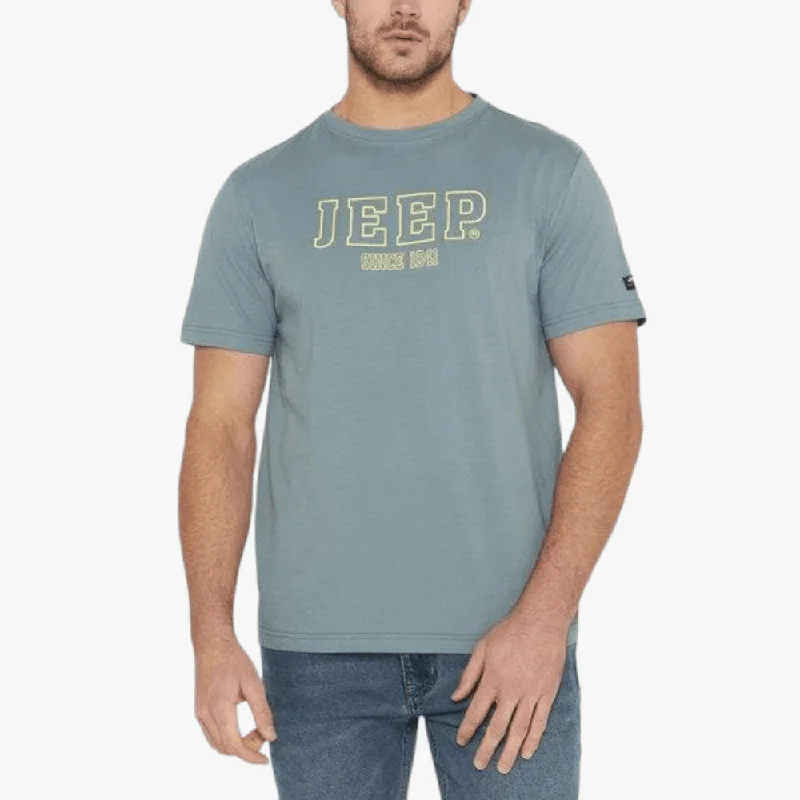 Season Finale Sale Jeep Mens Logo Icon Short Sleeve Tee Tarmac